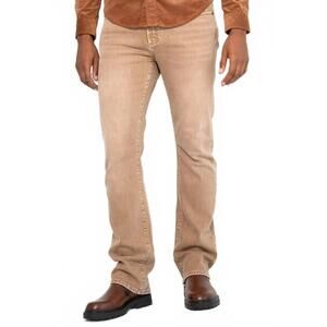 NEW MONFRERE clint bootcut jeans in khaki